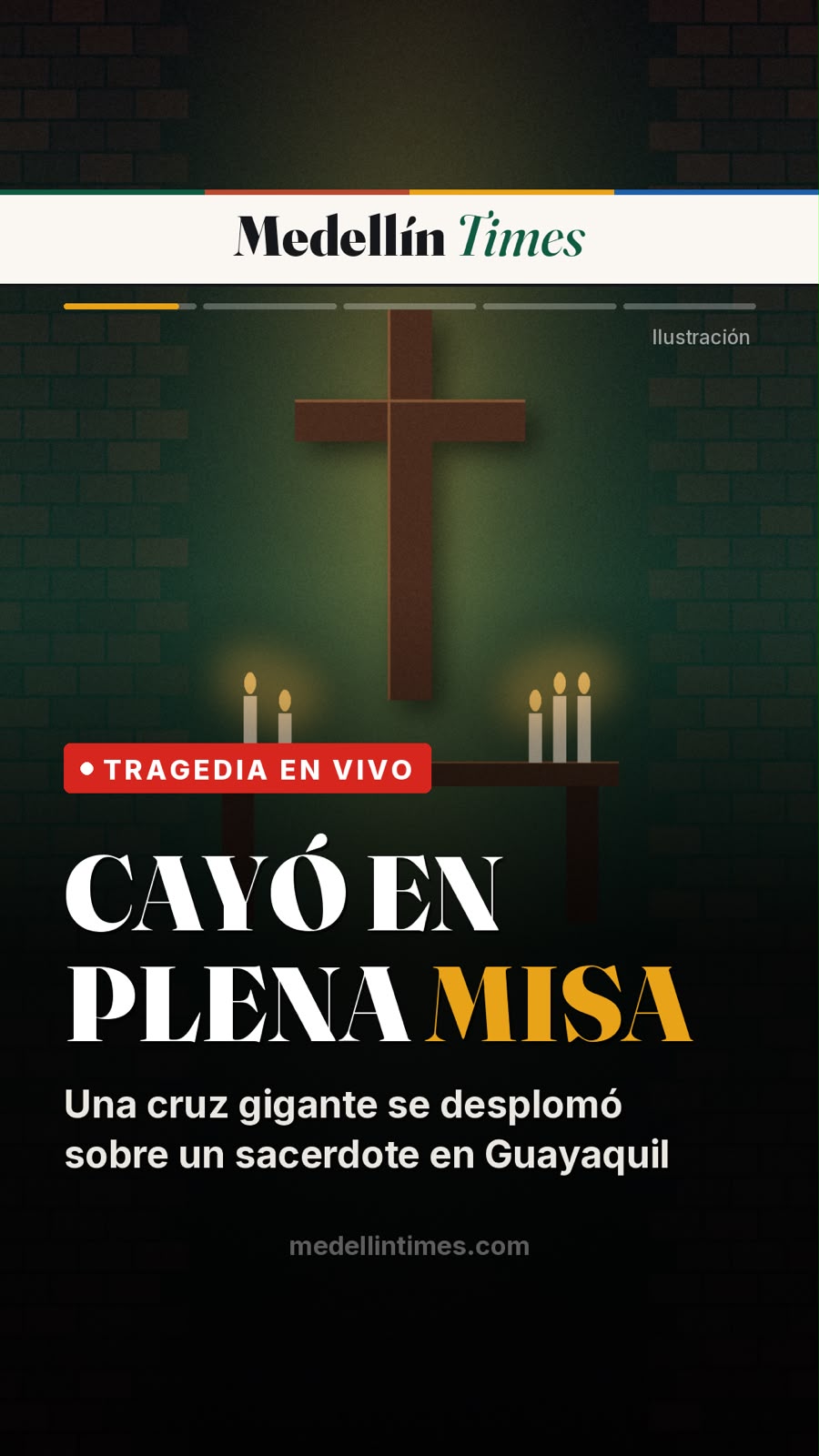 Tragedy in Guayaquil: Priest Fatally Crushed by Heavy Cross During Live-Streamed Mass